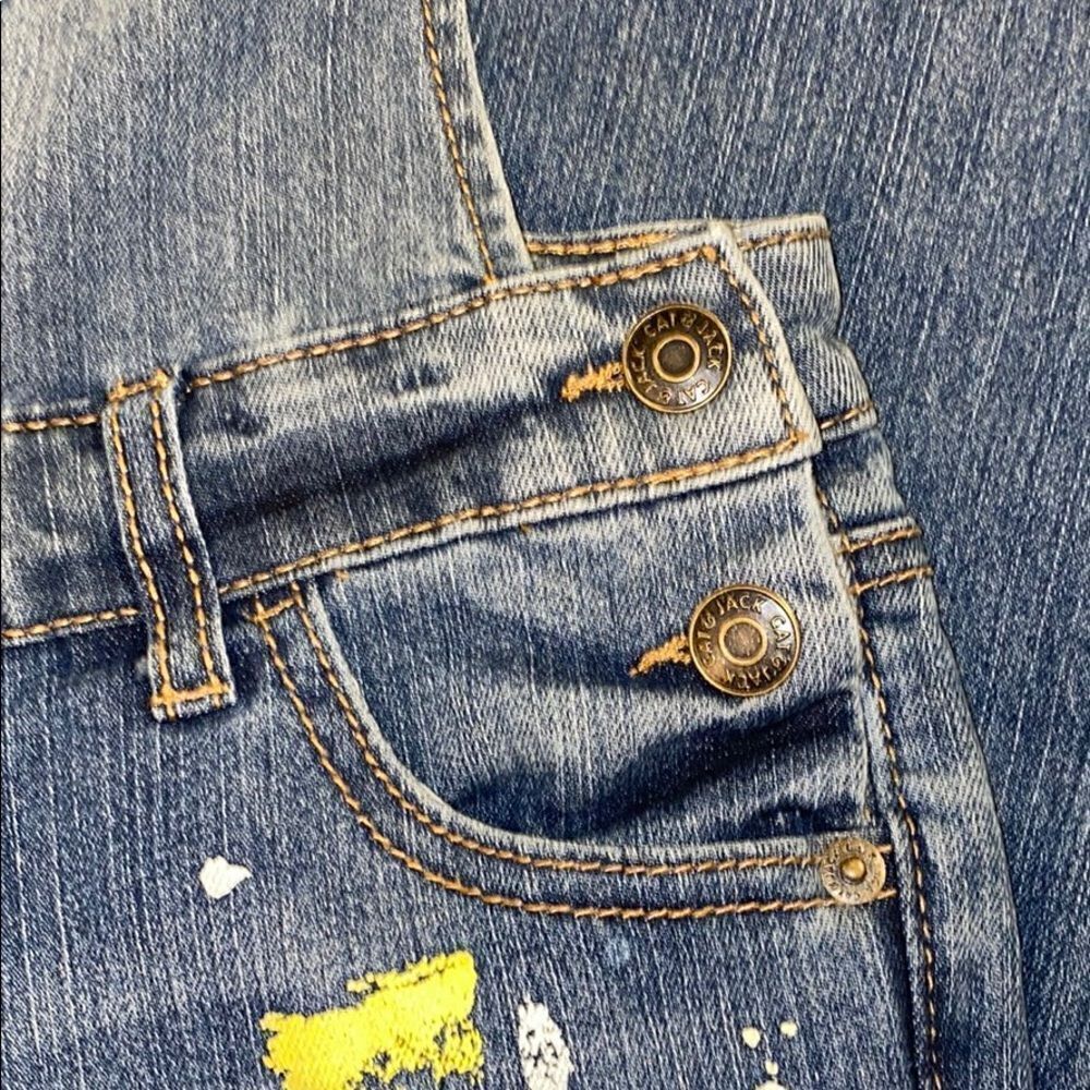 Cat & Jack Splatter Paint Overalls - Picture 7 of 10